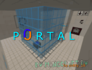 Portal - карта на прохождение, воссоздание игры в Minecraft [1.13.1] [1.13]