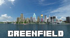 Greenfield - Гринфилд, самый большой город в Майнкрафт [1.12.2]