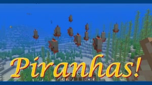 Датапак Piranhas - пираньи и новые рыбы [1.13.2]