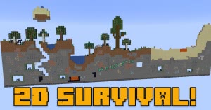 2D Survival - плоская карта на выживание [1.13.2]