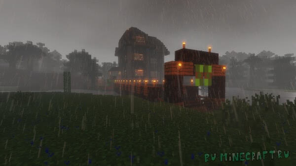 A Map For the Successful Start of the Survival Game Is a Big House 1.12+