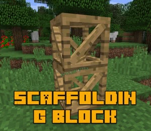 Scaffolding Block - блок строительных лесов [1.12.2] [1.11.2] [1.10.2]