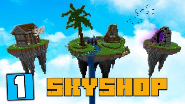 Sky op &#8211; a Comfortable Skyblock With a Store 1.13.2