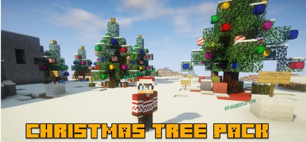 Christmas Tree Pack &#8211; Beautiful New Year Christmas Trees 1.13.2 1.12.2 &#8211; 1.8.9