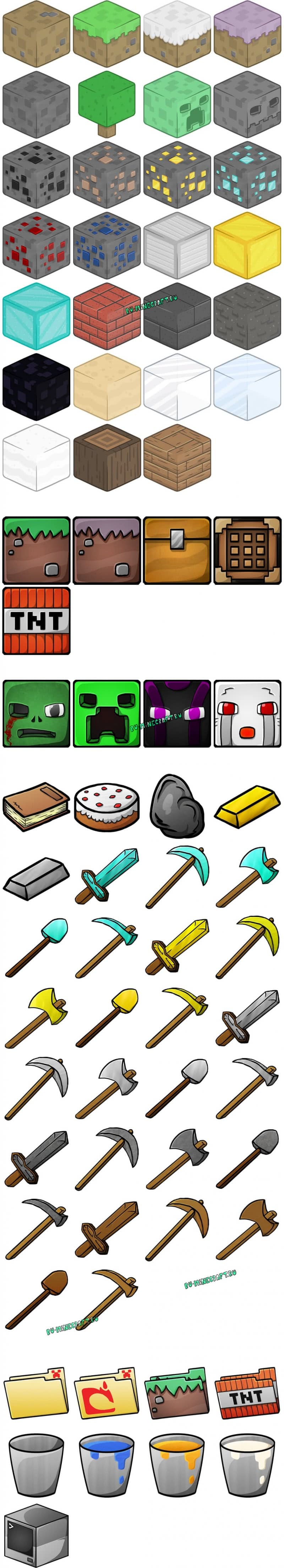     - Minecraft Icons Pack