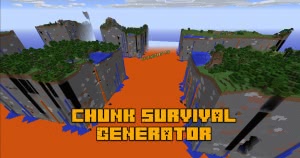 Chunk Survival Generator - генерация мира из чанков [1.12.2]