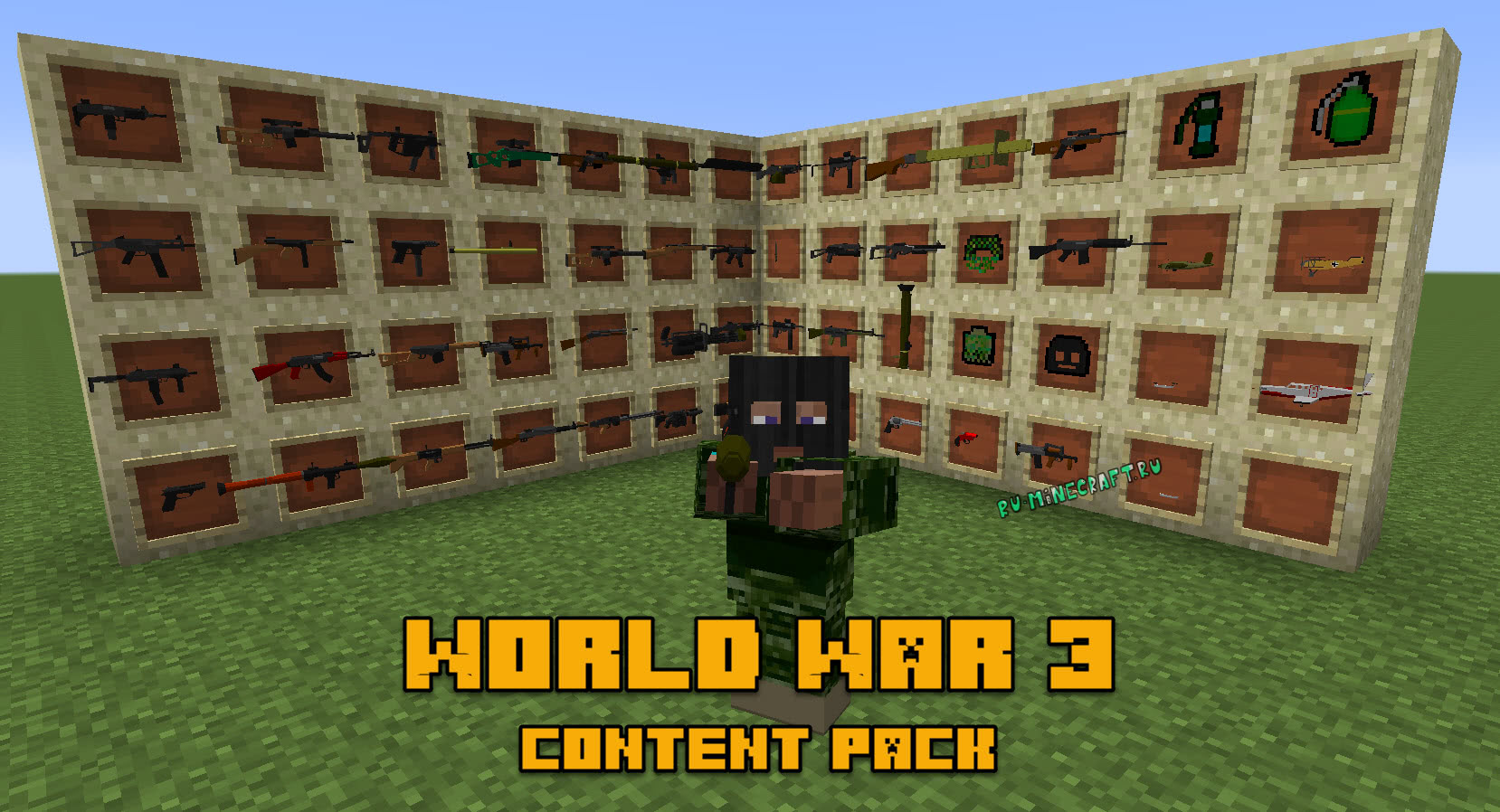 World War 3 content pack - контент пак фланс 3 мировой войны [1.8] [1.7.10]  » Скачать моды для Майнкрафт