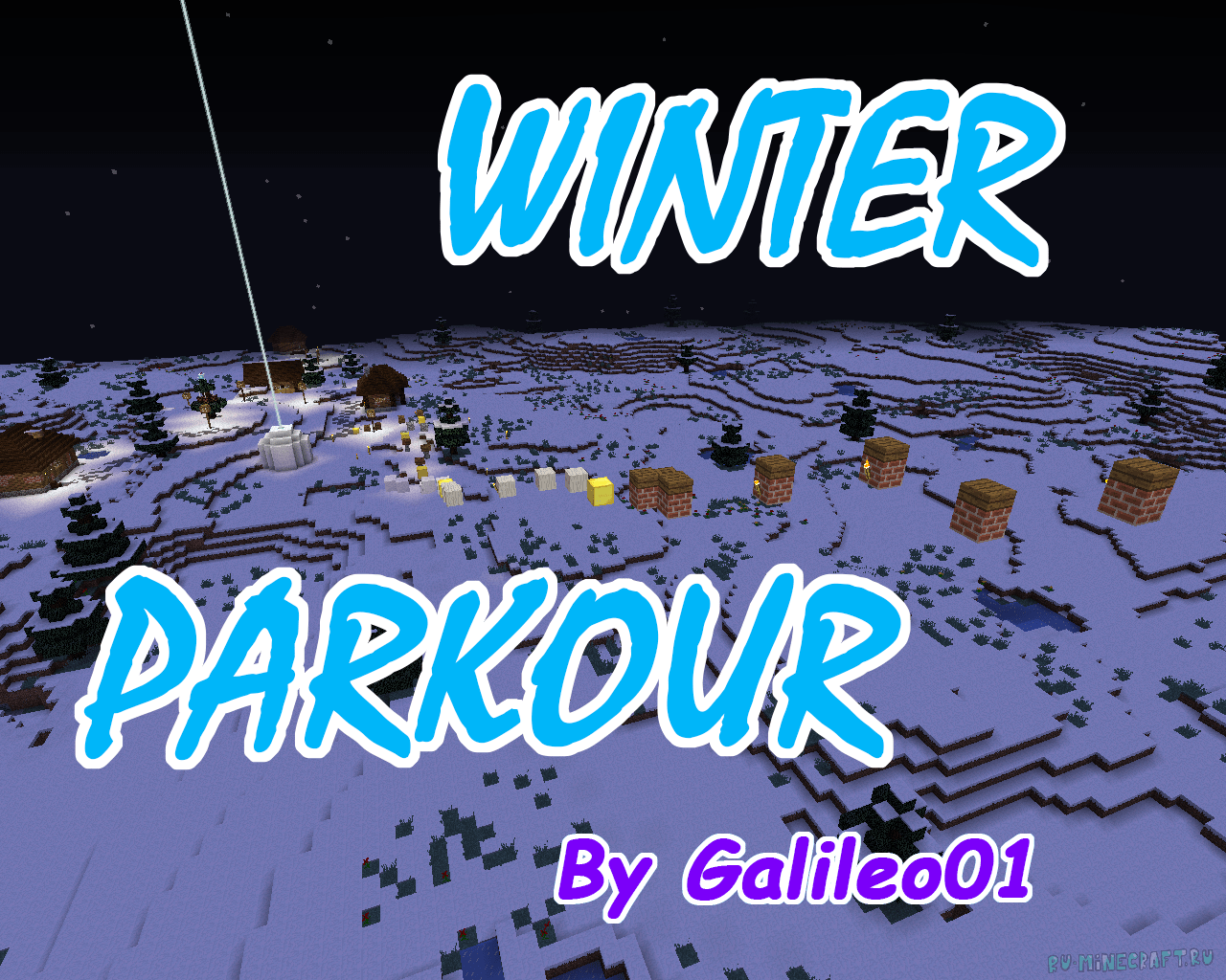 Winter Parkour - паркур-карта [1.13.2] » Скачать карты для Майнкрафт  [1.18.2] [1.17.1] [1.16.5] [1.15.2] [1.14.4] [1.12.2] [1.7.10]