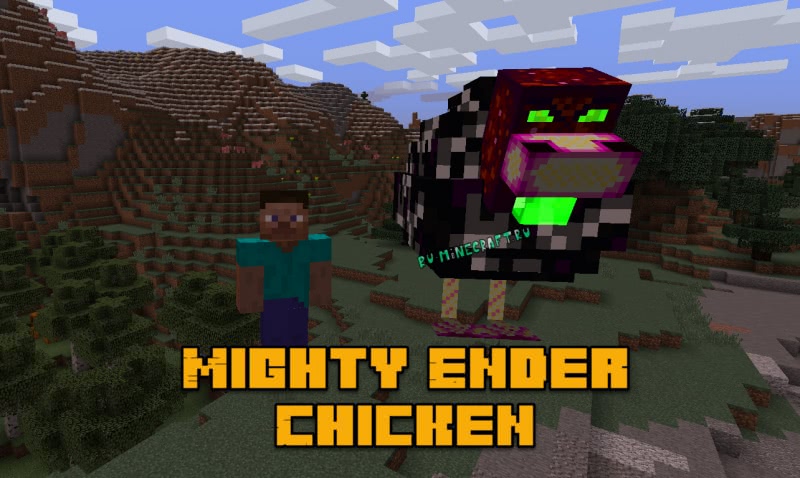 Mighty Ender Chicken - босс эндер курица [1.12.2]