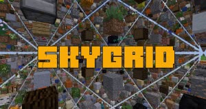 Skygrid - генерация мира Скайгрид [1.19.2] [1.18.2] [1.15.2] [1.12.2]