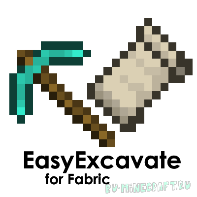 EasyExcavate - добыча скопления руд [1.14.4]