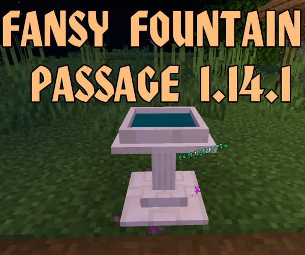 Fancy Fountain Passage - фонтаны телепорты [1.17] [1.16.5] [1.15.2] [1.14.4]