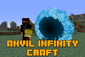 Anvil Infinity Craft - перчатка и камни бесконечности [1.12.2]