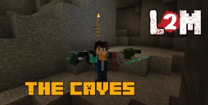 The Caves - пещера, карта для Left 2 Mine [1.12.2]