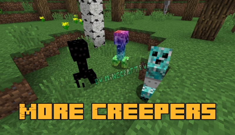 More Creepers - больше новых криперов [1.12.2]