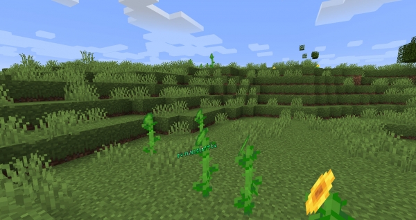 Open Lower Grass - больше травы на блоках земли 1.16.5 1.15.2 1.14.4 1.12.2-1.7.10 16x