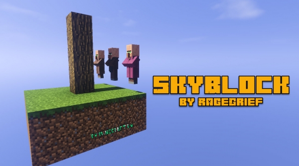 SkyBlock by RageGrief - скайблок с торговлей [1.12.2]