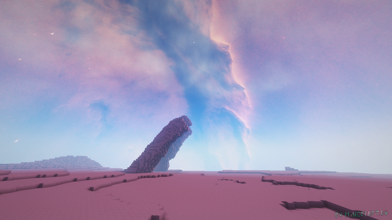 Eagle Nebula Day & Night Sky - красивое космическое небо [1.14.4] [1.12.2] [512х] » Скачать Текстуры для майнкрафт, текстур паки