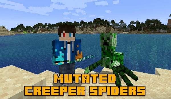 Mutated Creeper Spiders - мутант крипер-паук [1.14.4]