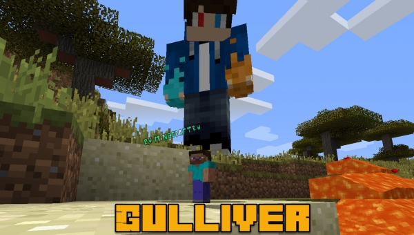 Gulliver Mod - измени размер игрока [1.12.2] [1.6.4]