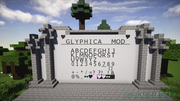 GlyphicaMod -      [1.12.2] [1.10.2]