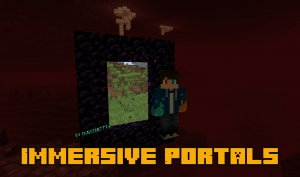 Immersive Portals - реалистичные порталы, зеркала [1.20] [1.19.4] [1.18.2] [1.17.1] [1.16.5] [1.15.2] [1.14.4]