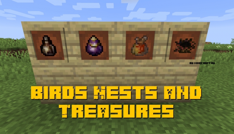 Birds Nests and Treasures - птичьи гнёзда и сокровища [1.16.1] [1.15.2] [1.14.4]