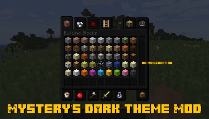 Mystery's Dark Theme Mod -     [1.12.2]