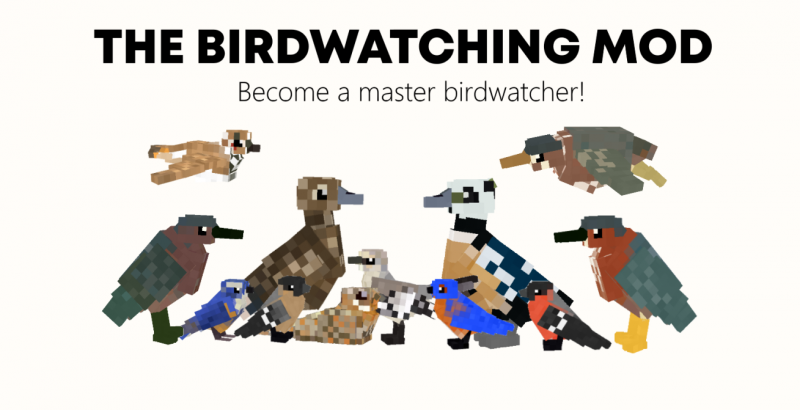 The Birdwatching Mod - настоящие птицы [1.16.1] [1.12.2]