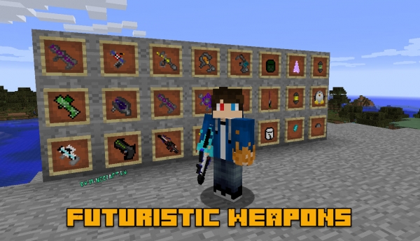 Futuristic Weapons - футуристическое оружие [1.12.2]