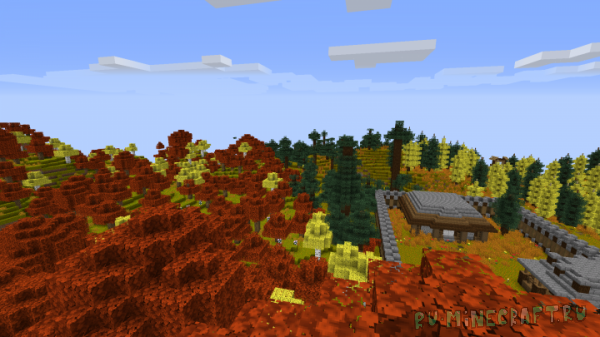 Friends Of Folksville: An Autumn Story - осенние текстуры 1.14.4 32x Friends Of Folksville: An Autumn Story - осенние текстуры 1.14.4 32x