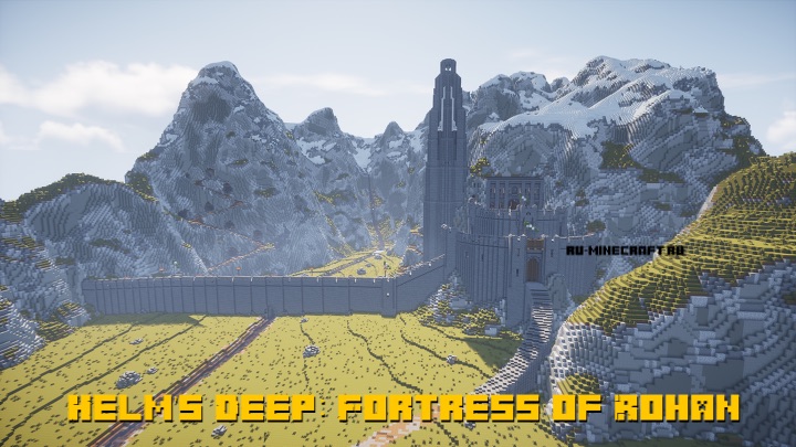 Helm's Deep: Fortress of Rohan - крепость из Властелина Колец [1.14.4]