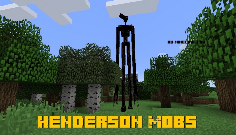 Henderson Mobs - страшные мобы [1.12.2]