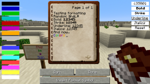 Text Formatting -       [1.8] [1.7.10] [1.6.4]