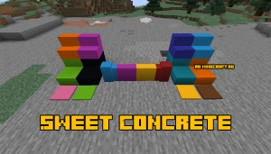 Sweet Concrete - разноцветный бетон [1.18.2] [1.16.5] [1.15.2] [1.14.4]