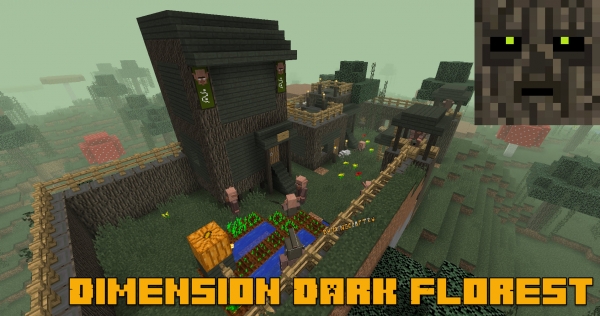 Dimension Dark Florest (Elfs Dark) - измерение темных эльфов [1.12.2]