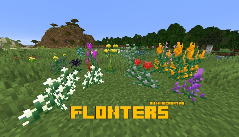 Flonters - большое разнообразие цветов [1.18.2] [1.17.1] [1.16.5] [1.15.2]