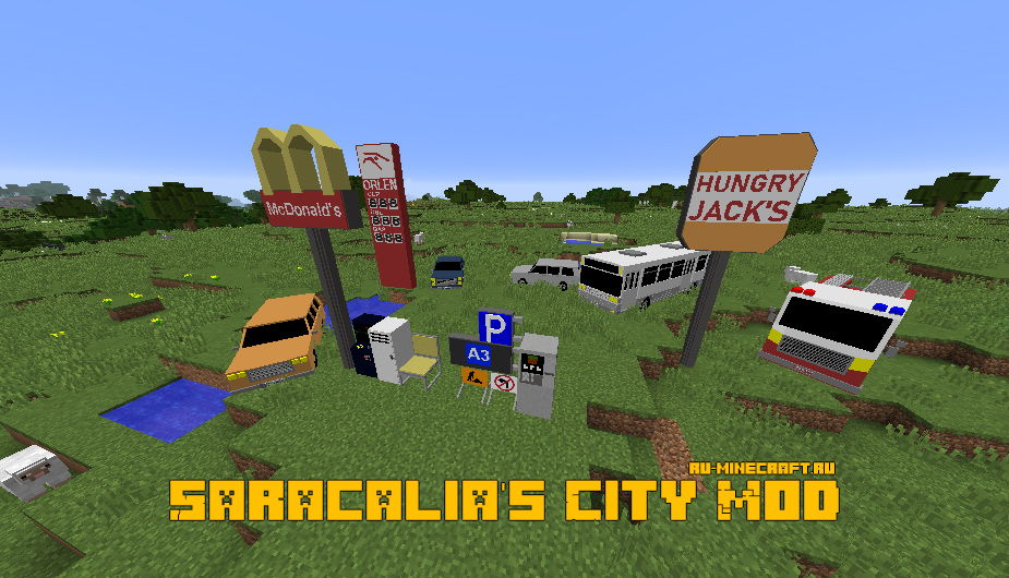 Cities Deco Mod (Saracalia'S City Mod) - Декор Для Города [1.12.2.