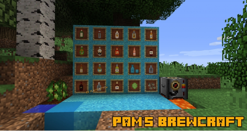 Pam's BrewCraft - алкогольные напитки [1.12.2] [1.7.10]