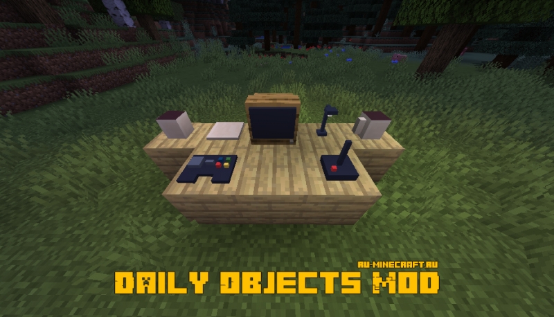 Daily Objects Mod - ламповые предметы декора [1.14.4]