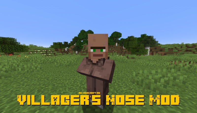 Villager's Nose Mod -     [1.14.4]