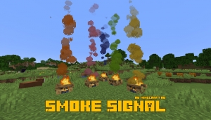 Smoke Signal - разноцветный дым и эффект зелья для костра [1.15.2] [1.15.1]