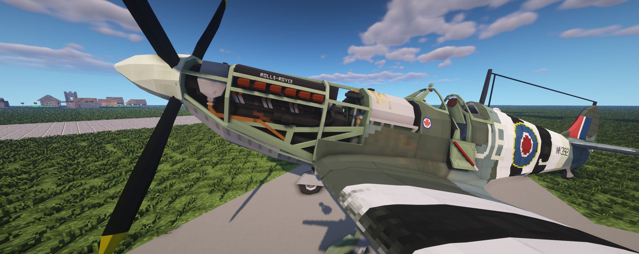 Immersive aircraft 1.19 2. Spitfire_Pack_1.12.2-1.3.0. Spitfire Pack. Мод на самолеты. Spitfire Pack 1.12.2.