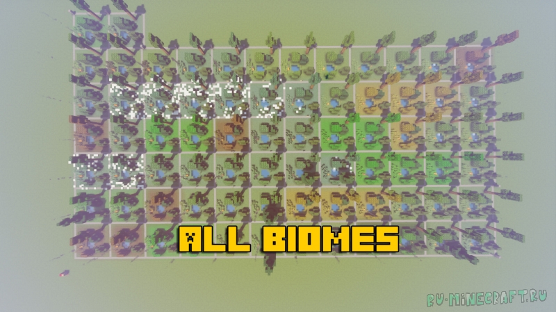 All biomes - все биомы minecraft [1.14.4]