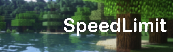 SpeedLimit - плагин на ограничение скорости игрока на сервере [1.15 - 1.8]