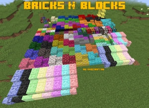 Bricks N' Blocks - кирпичи и блоки [1.17.1] [1.16.5] [1.15.2]