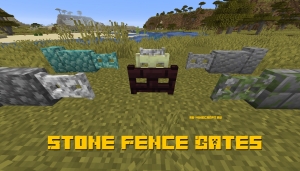 Stone Fence Gates - новые виды ворот [1.15.2]