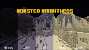 Boosted Brightness - повышенная яркость игры [1.18.2] [1.17.1] [1.16.5] [1.15.2]