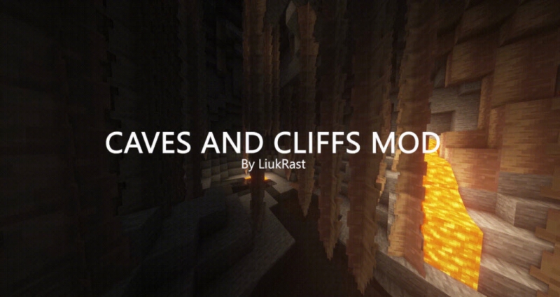 Caves and Cliffs mod - мод на обновление пещер из 1.17 [1.16.5] [1.15.2]