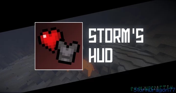 Storm's HUD - новый ХУД для майнкрафта [1.16.4] [1.15.2] [16x]